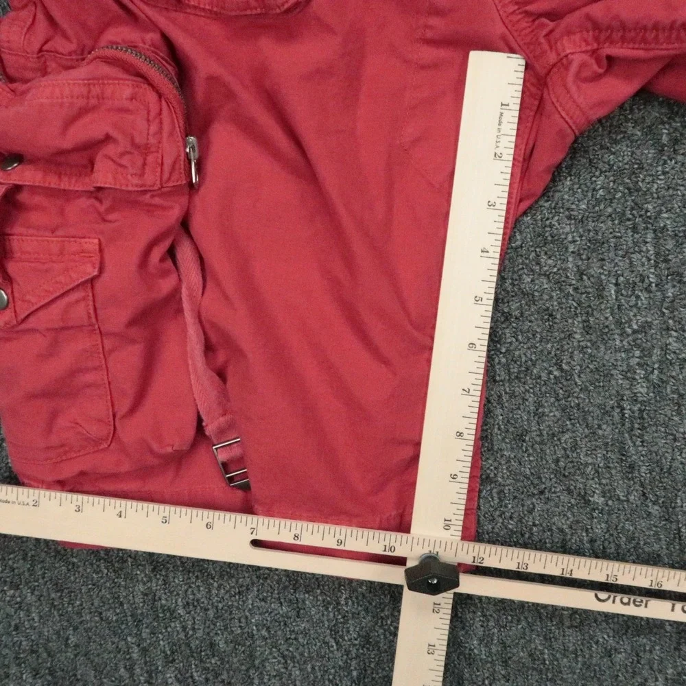 Polo Ralph Lauren Shorts Mens Large Red Cargo Utility Heavyweight Paratrooper